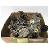 Three used carburetors- 2 Rochester, 1 Motorcraft
