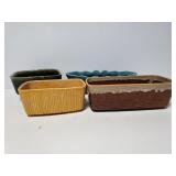 Vintage Hull pottery planters