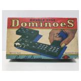 Vintage wooden dominoes set