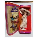 Old fashion doll in box