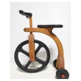 Wood tricycle decoration