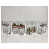 Beer brand glass collection