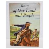 Vintage 1957 illustrated U.S. History book