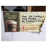 Large vinyl Killians beer/party advertising sign