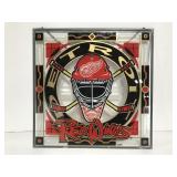 Detroit Red Wings faux stained glass memorabilia