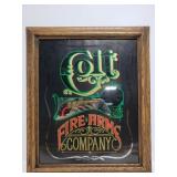 Colt Firearms mirrored bar sign