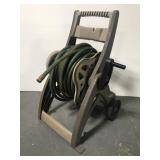 Suncast garden hose reel with hose