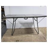 Vintage metal folding table