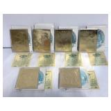 Bleachers 1996 23 karat gold baseball cards