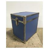 Blue storage trunk