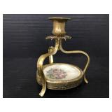 Vintage ornate candlestick holder