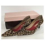 Bandolino cheetah print heels with box- size 6.5