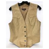 Adventure Bound deer skin leather vest
