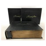 Three 45rpm vinyl record album books