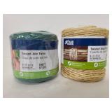 New rolls of twisted Jute & Sisal twine