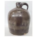 Painted stone jug