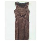 David warren size 12 print dress with pockets