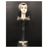 Mann acrylic vanity jewelry stand