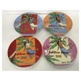 I. Godinger & Co. Tahitian Moon Bar decor plates