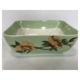 Weil Ware hand decorated flower bowl