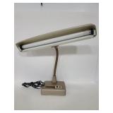Vintage metal gooseneck lamp