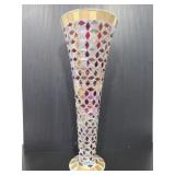 Tall mosaic vase