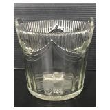 Cut glass small ice bucket