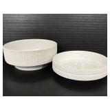 Thomas white textured porcelain bowls