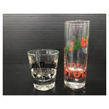 Stoli and Jack Daniels shot glasses