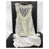 Size medium lace nightie and large tank