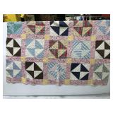 Vintage quilted blanket