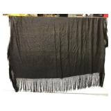Fringe large scarf