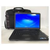 Inspiron laptop with bag and power cord