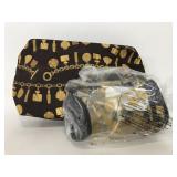 Estée Lauder cosmetic bag pair