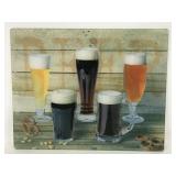 Counter Art glass textured cutting board