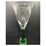 Green stem glass