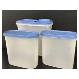 Vintage Tupperware cereal savers and modular mates