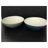 Two Noritake Colorwave serving bowls