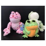 Large Frog Webkinz w/ tags & codes, frog TY