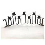 Metal 7 candlestick centerpiece