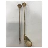 Vintage fork and spoon