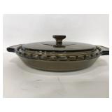 Glass pie dish