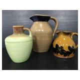 Williams Pottery pitcher crockery jug & creamer