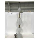 Opalescent spigot lamp