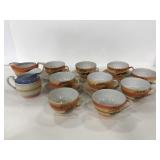 Takito Luster ware Japanese hand painted china