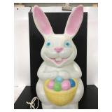 Vintage Empire lighted plastic blow mold bunny