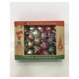 Lot of 21 vintage Christmas ornaments