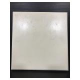 White marble cutting board