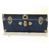 Vintage vinyl covered & lined trunk