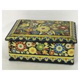 Tin floral container made in England